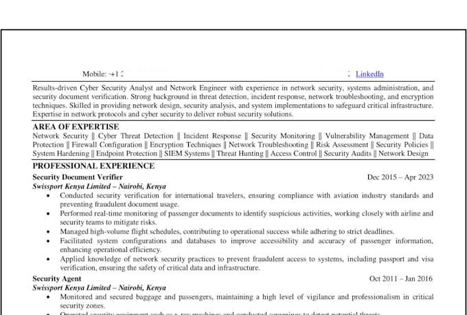 write a winning executive resume, cv, and cover letter